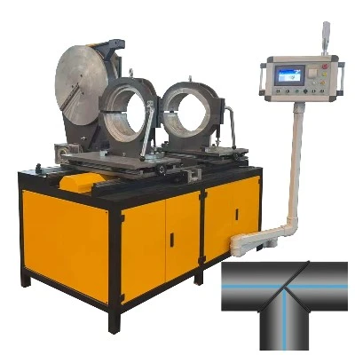 HDPE Tee Fitting Fabrication Machine HDPE Tee Fitting Fabrication Machine