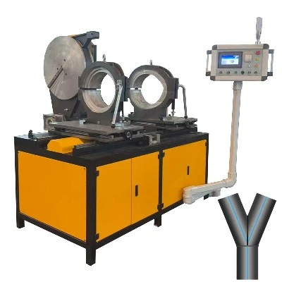 HDPE Y-type Wye Fitting Fabrication Machine HDPE Y-type Wye Fitting Fabrication Machine